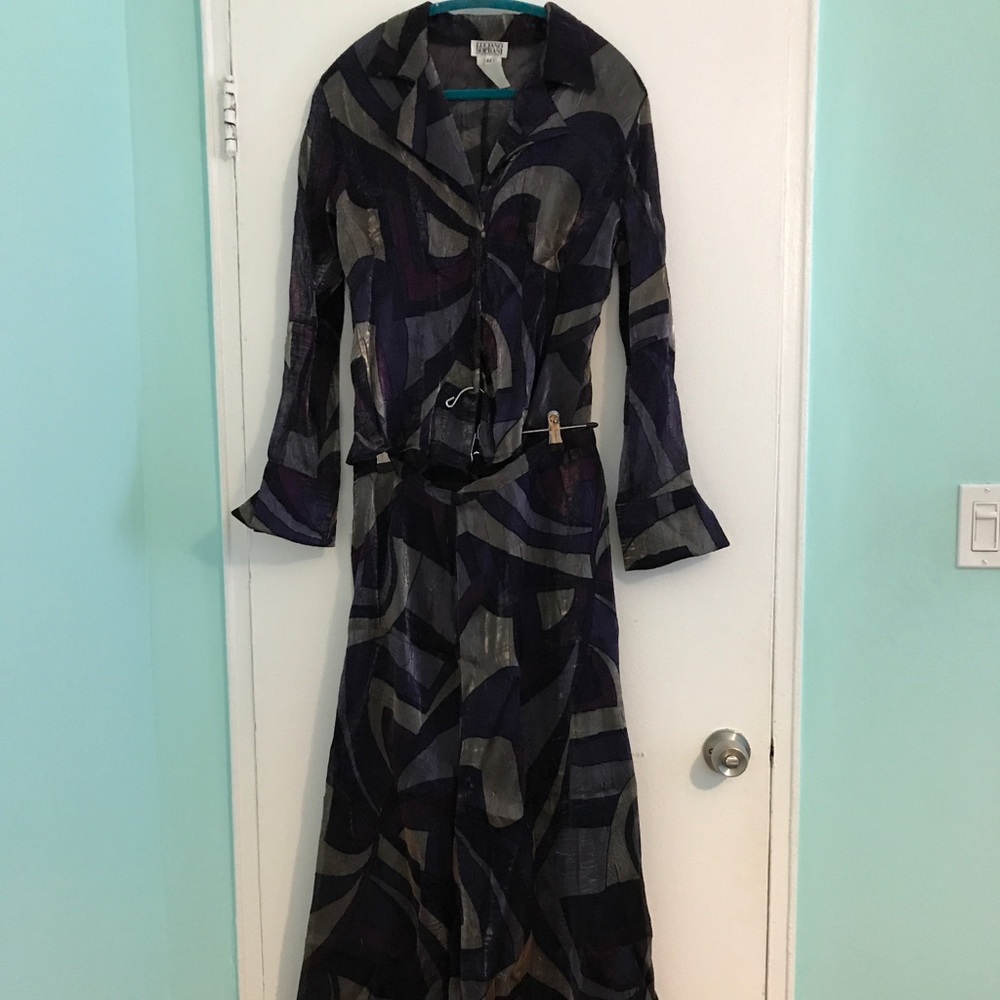 Luciano Soprani two piece set. Made in Italy.